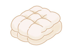 羽毛布団イラスト